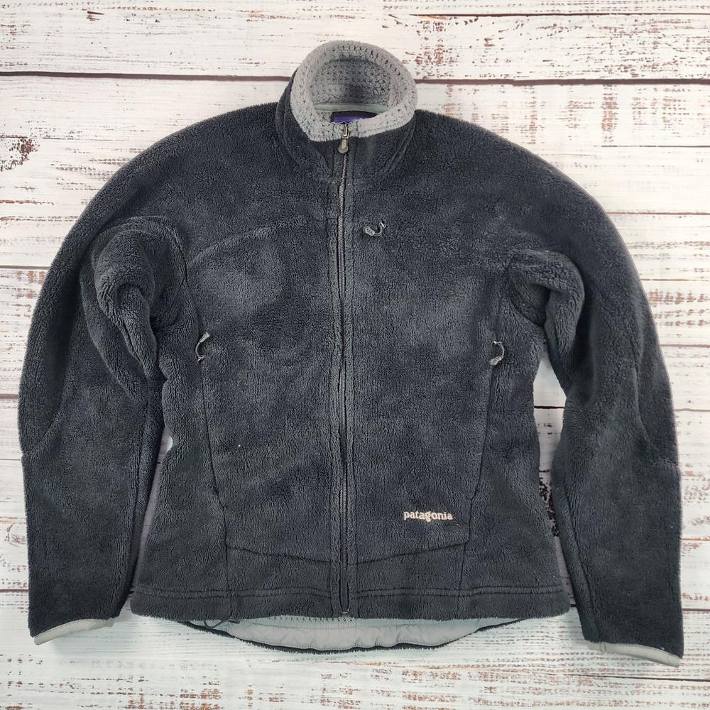 Patagonia Womens R2 Regulator Full Zip Fleece Jacket Charcoal‎ Grey 36111 Small